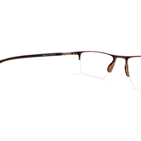 Chasma Frame For Men Rectangular Glasses Black-Blue Frame