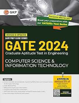 GATE 2024 Computer Science and Information Technology - Guide - Price ...