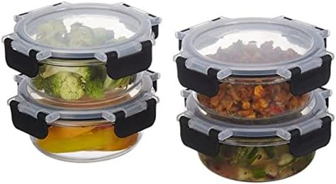 Buy Amazon Brand - Solimo Airtight Borosilicate Glass Container Set ...