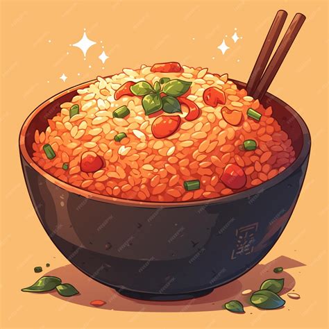 ナイジェリア の ジョロフ 米 と 西 アフリカ の 美味しさ | Premium AI生成ベクトル画像