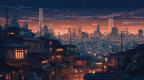 Night Time Background Anime at Caleb Aitken blog