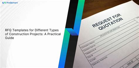 RFQ: Templates for Different Types of Construction Procurement