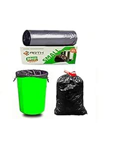 Sjeware Garbage Bag 17 * 19 Small 30 Count Bags (1 Roll), Dustbin Trash ...