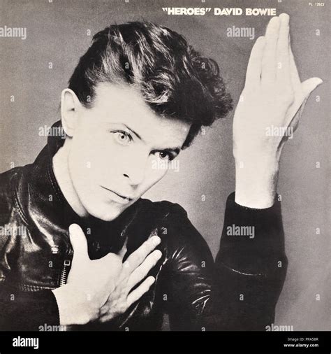 David Bowie original vinyl album cover - Heroes - 1977 Stock Photo - Alamy