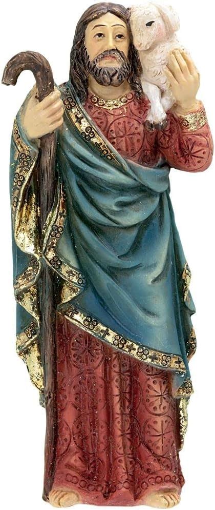 WJ Hirten 4 Statue of The Good Shepherd with Prayer India | Ubuy