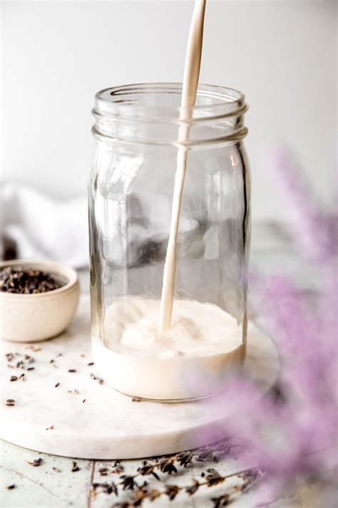 Homemade Lavender Creamer - coffeecopycat.com