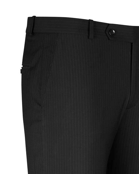 Buy Epsilon Navy Blue Stripe Formal Pant – John Ellies India