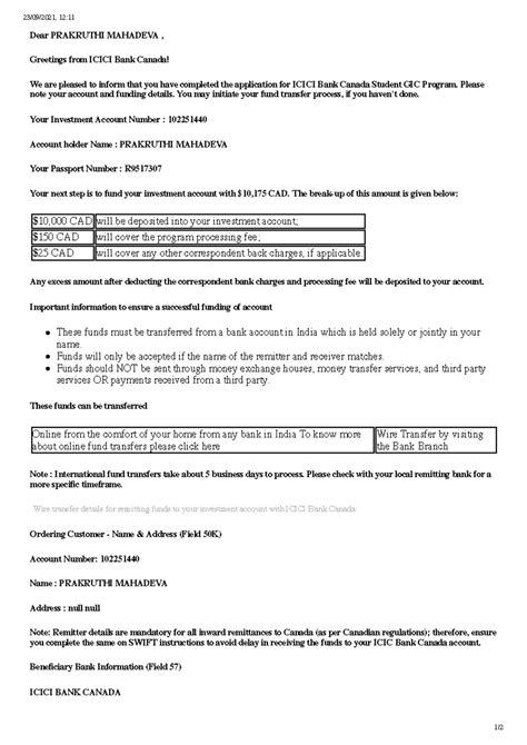 Gic_account-For BE academic year 2020-2021 - 23/09/2021, 12: 1/ Dear ...