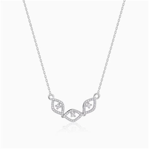 Silver First Glam Necklace | GIVA Jewellery – GIVA