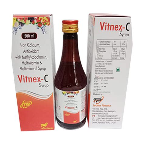 VITNEX-C Syrup Tecnex Pharma