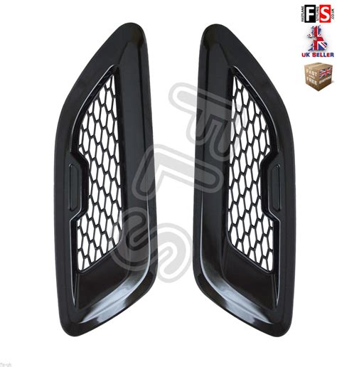 EVOQUE PURE PRESTIGE DYNAMIC DUMMY BONNET VENTS AIR GRILLES BLACK- Buy ...
