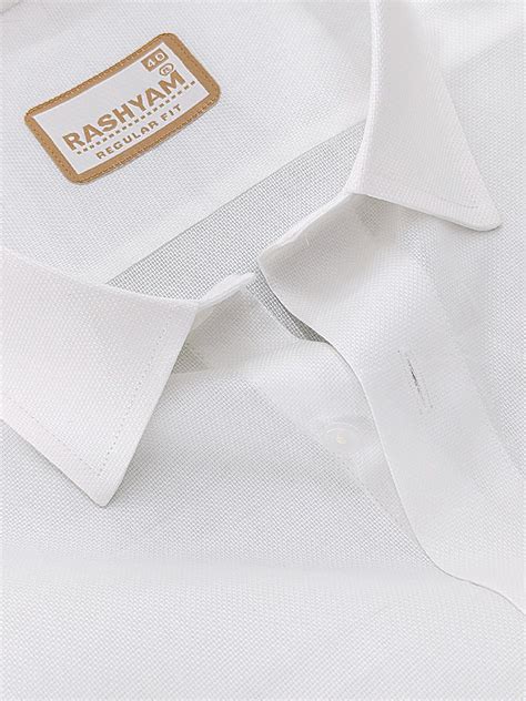 Faenza Luxury Cotton Egyptian Bright White Formal Shirt For Men ...