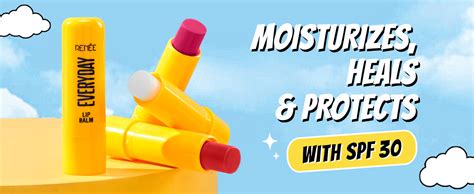 Buy RENEE Everyday Tinted Lip Balm - Cherry Berry, Heals, Moisturizes ...