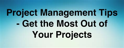 Project Management Tips 的图像结果
