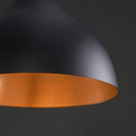 Buy MiniSun - Retro Style Black and Gold Metal Ceiling Pendant Light ...