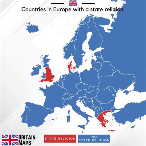 European Countries With A State Religion - Brilliant Maps