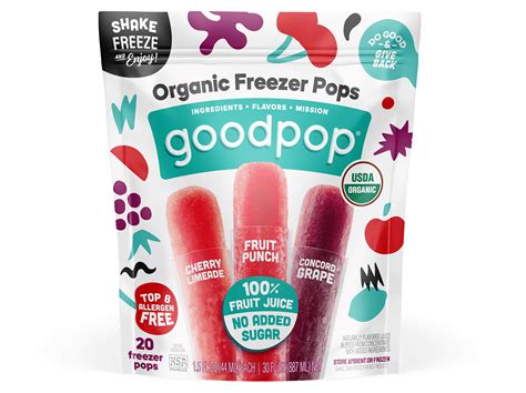 GoodPop® | Red, White and Blue Dye-Free Ice Pops | GoodPop Cherry n ...