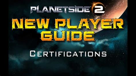 Planetside 2 - New Player Guide - Certifications - YouTube