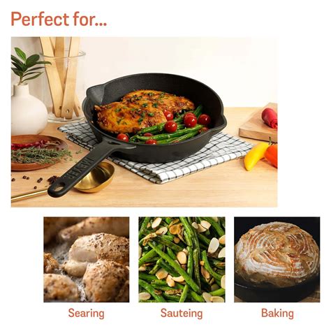 Meyer Cast Iron Frying Pan 24 cm | Best Iron Frying Pan