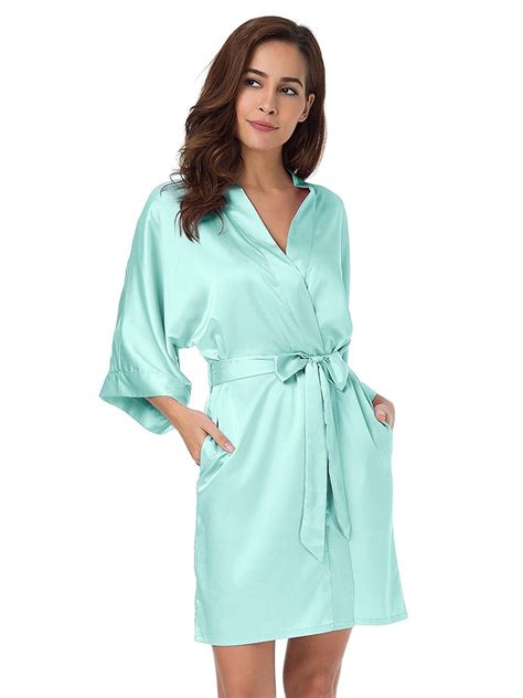 Womens Silk Robe