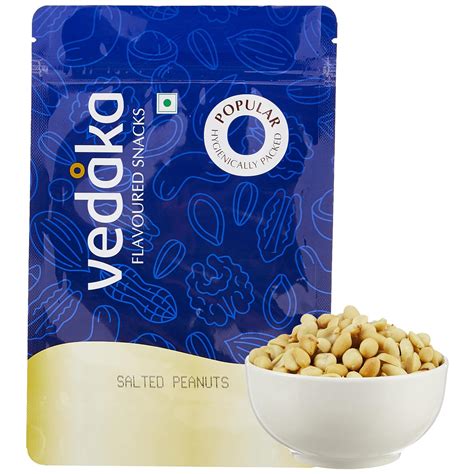 Amazon Brand - Vedaka Salted Peanuts 200g | Expertly Roasted to ...