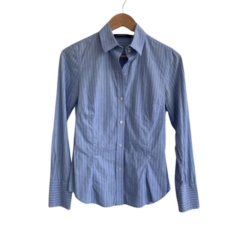 Zara Small Blue Button-Up