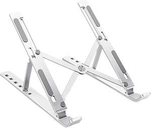 FIVANIO Premium Aluminium Adjustable Laptop/Tablet Stand Laptop Stand ...
