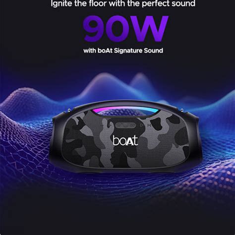 boAt Stone 1800 - Portable Bluetooth Speaker with 90W boAt Signature Sound