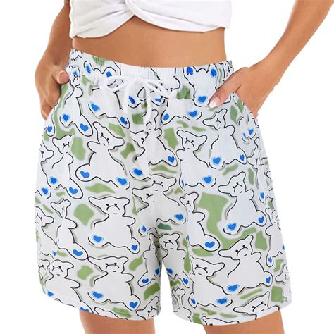 Shpwfbe Beach Shorts For Women Workout Shorts Women Women'S Casual ...