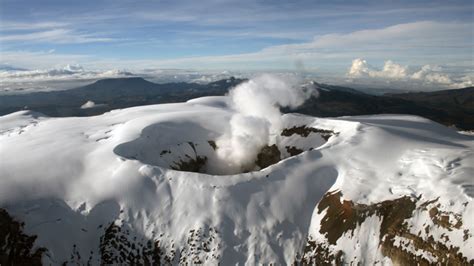 Estos son los volcanes que se encuentran activos en Colombia | Canal Trece - map of volcanoes in colombia