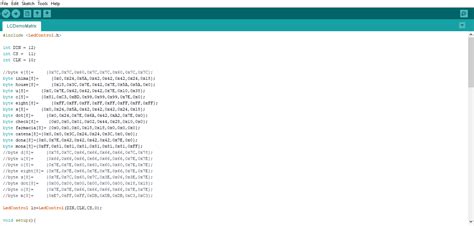 Image result for LED Matrix Arduino Code