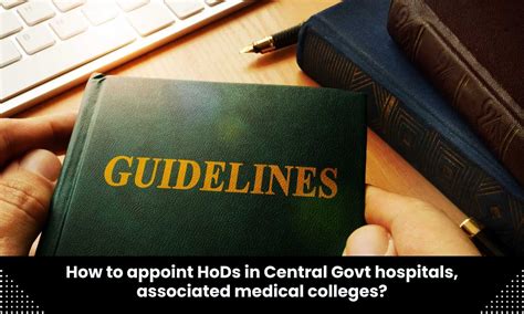 Health Ministry notifies guidelines for appointing HoDs in 3 Central ...