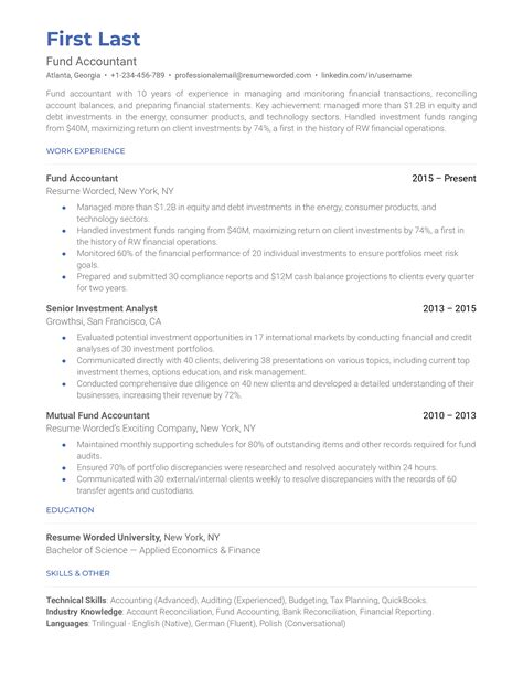 Transferable Job Skills Resume Samples