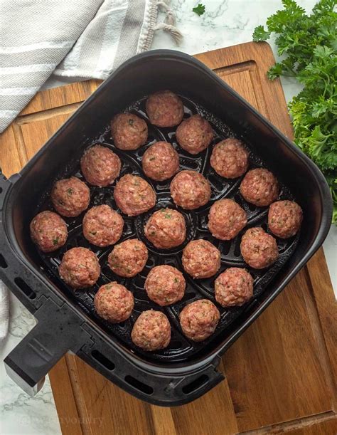 Air Fryer Meatballs - I Wash You Dry