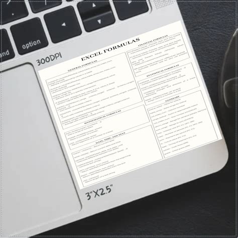 Excel Basics Cheat Sheet 的图像结果