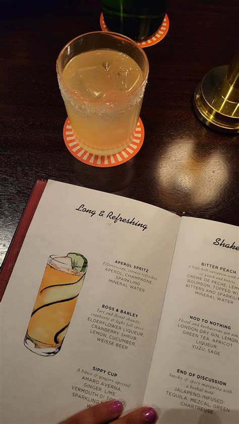 Menu at NoMad Library Restaurant, Las Vegas