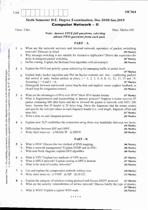 SCH 10CS55 - computer networks - USN 10CS55 Fifth Semester B. Degree ...