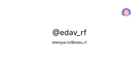 @edav_rf — Teletype