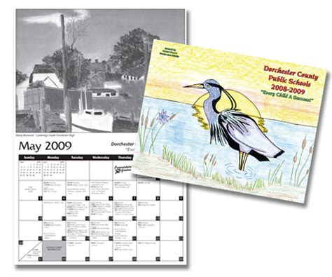 Dorchester Calendar - Blue Dogg Design