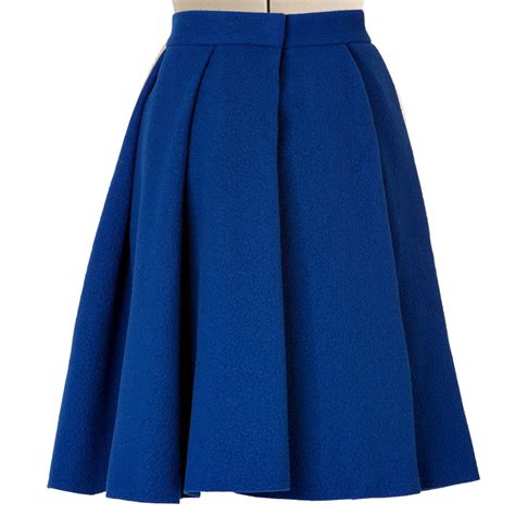 Plus Size Royal Blue Ponte Knit Pencil skirt – Elizabeth