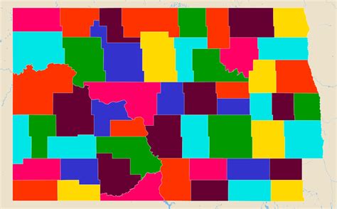 Counties in North Dakota