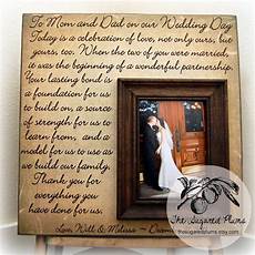 Thank You Gift To Parents For Wedding by Thank You Parents Wedding Gift Personalized Picture Frame Thank You Gift To Parents For Wedding