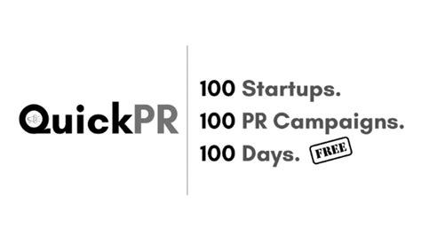 QuickPR Announces Free PR For 100 Startups To Jumpstart Their Journey