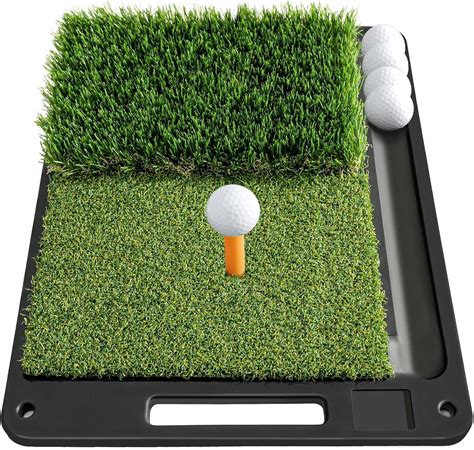 Amazon.com : Ywitio Premium Dual-Turf Golf Mat: Heavy Bottom Golf ...