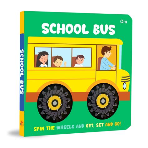 Buy Board Book: School Bus Wheel Book - Wheel books for kids - Board ...
