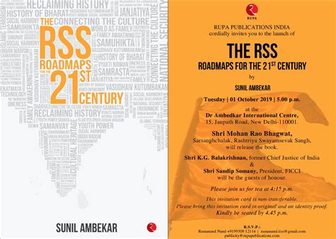 The RSS - Roadmaps for the 21st Century