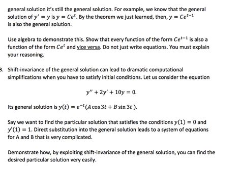 Image result for General Solution Example