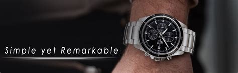 Casio Edifice EFR-526D-1AVUDF Black Analog Dial Silver Stainless Steel ...