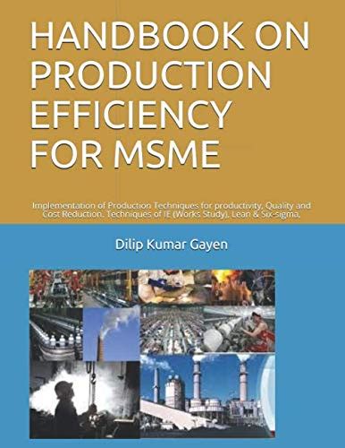 Handbook On Production Efficiency For Msme Implementation Of Production ...
