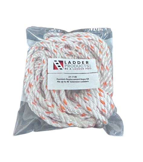 Image result for Extension Ladder Rope Setup